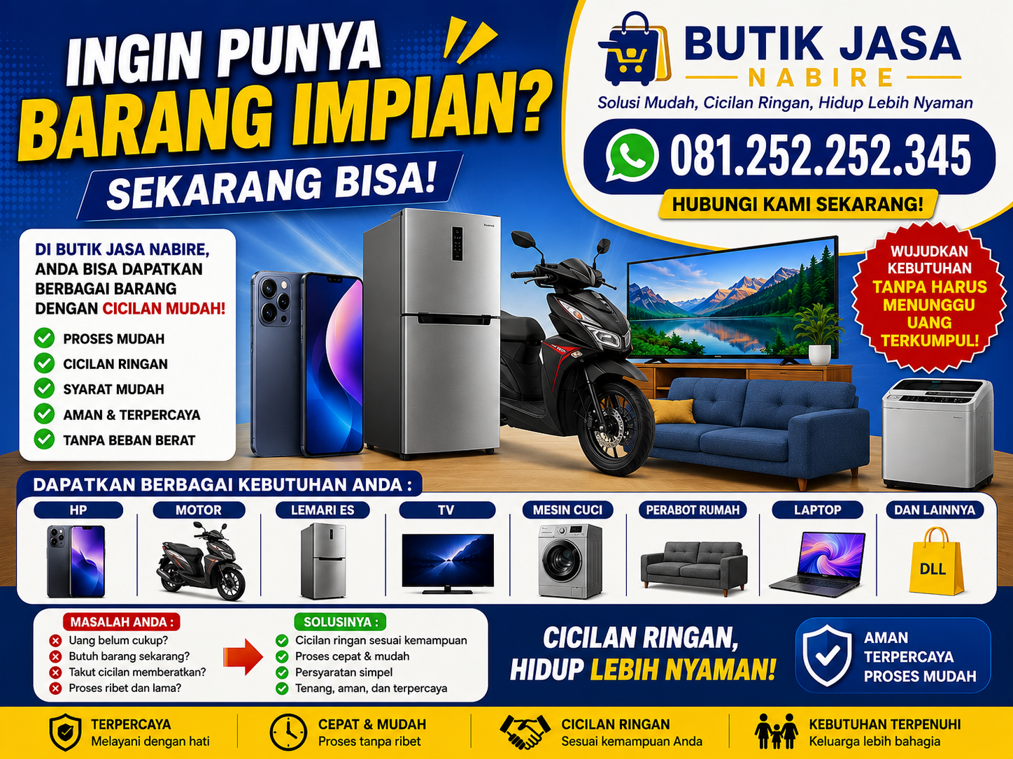 Kredit Barang Mudah & Terpercaya